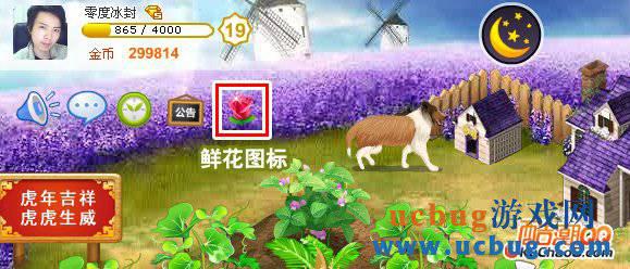 QQ农场开放包装花束和赠送花束功能！
