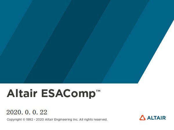 Altair ESAComp(结构分析设计软件)v2020.0.0.22免费版