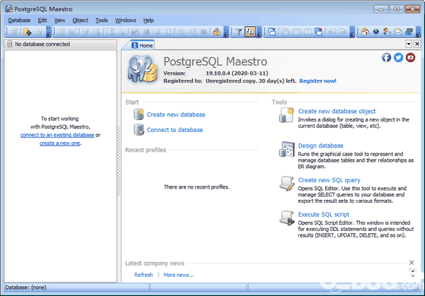 PostgreSQL Maestro