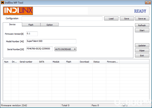 Indilinx MP Tool(Indilinx硬盘开卡工具)