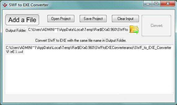 SWF to EXE Converter