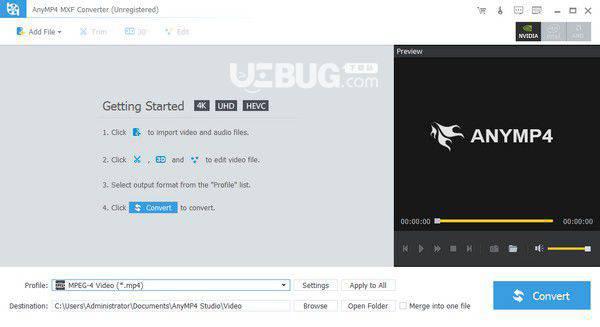 4Videosoft MXF Converter(MXF格式转换器)v8.0.6免费版