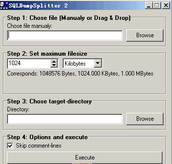sql文件分割工具_sqldumpsplitter 下载 sql数据库文件分割工具