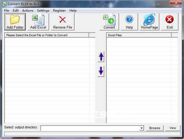Convert XLSX to XLS(文件转换器)