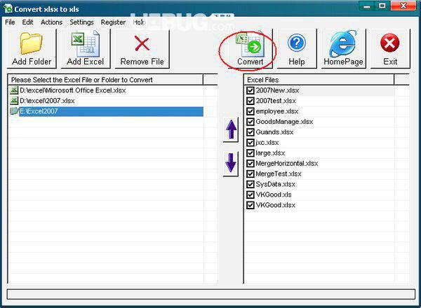 Convert XLSX to XLS(文件转换器)v29.12.13免费版【5】
