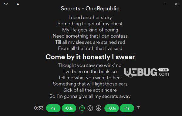 Spotify Lyrics(歌词滚动工具)