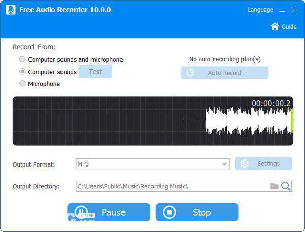 Free Audio Recorder(电脑录音软件)v6.3.2免费汉化版