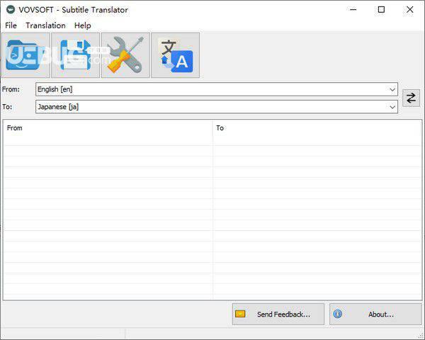 VovSoft Subtitle Translator(字幕翻译软件)v1.2免费版