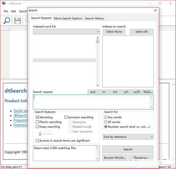 DtSearch Desktop(文本检索工具)v7.93破解版