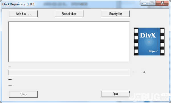DivXRepair(Div文件修复工具)v1.0.1.0免费版