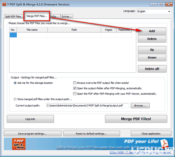 7-PDF Split & Merge(PDF分割合并工具)v4.1.0免费版【4】