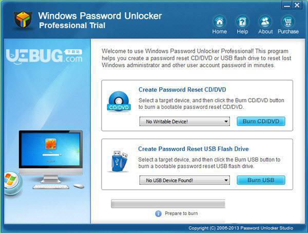 Windows Password Unlocker
