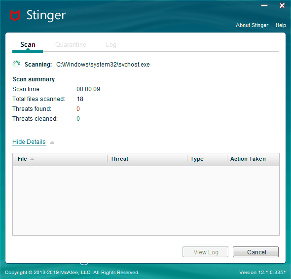 McAfee Stinger Raptor(迈克菲杀毒软件)v12.2.0.128免费版【4】