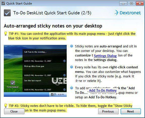 To-Do DeskList(待办事项桌面列表)v2.00免费版【1】