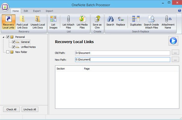 OneNote Batch批量处理器