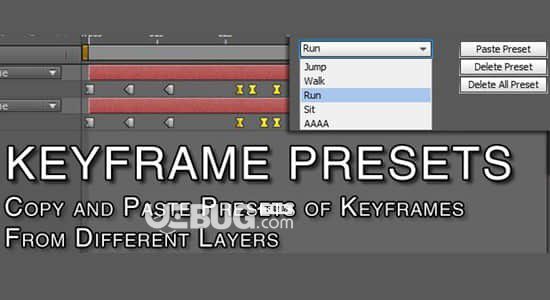 Keyframe Presets(为多层创建关键帧预设AE插件)