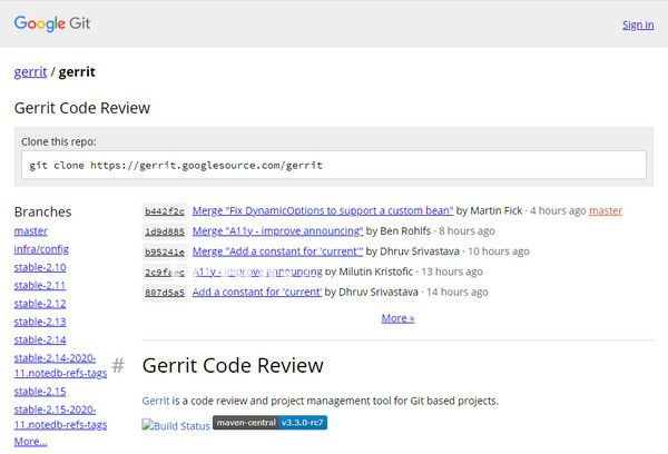 Gerrit(代码审查项目管理工具)