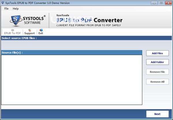SysTools EPUB to PDF Converter(EPUB转PDF软件)