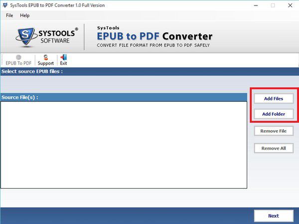 SysTools EPUB to PDF Converter v1.0免费版【2】