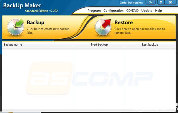 BackUp Maker Standard Edition(数据备份工具)