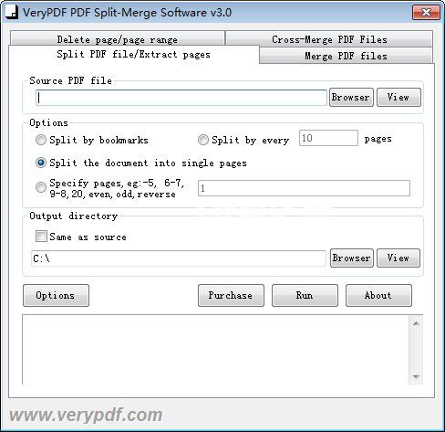VeryPDF PDF Split-Merge(PDF文件拆分软件)