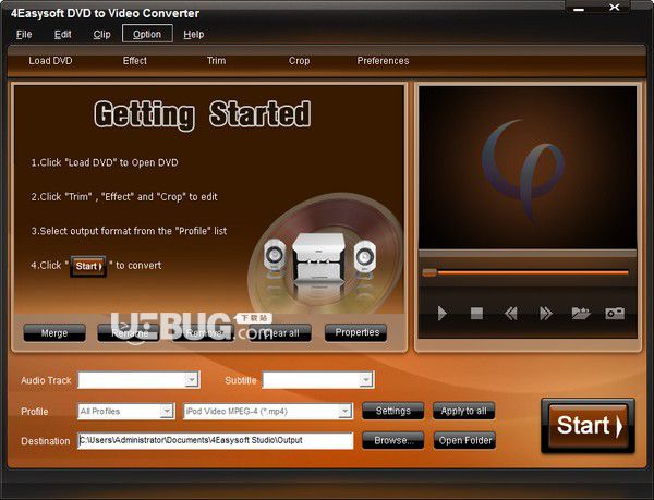 4Easysoft DVD to Video Converter v3.2.20免费版