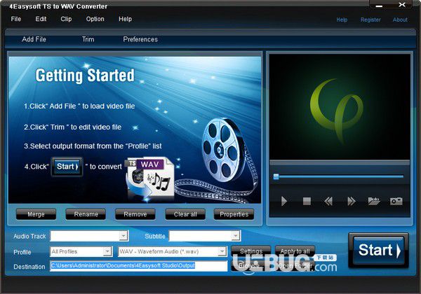 4Easysoft TS to WAV Converter v3.2.22免费版