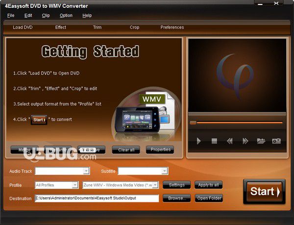 4Easysoft DVD to WMV Converter v3.2.20免费版