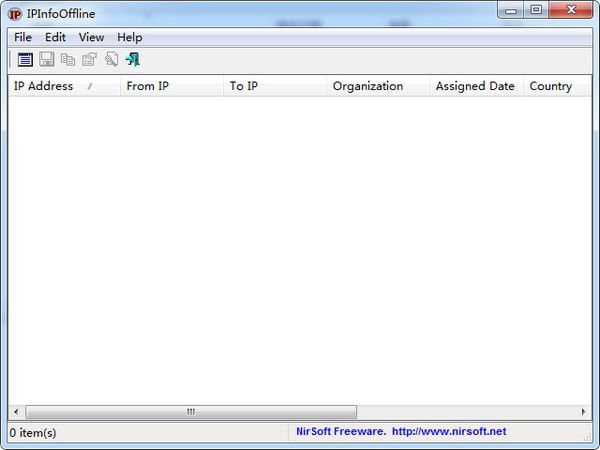 IPInfoOffline(ip地址查询工具)v1.60绿色版