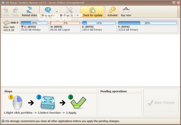 IM-Magic Partition Resizer(硬盘分区工具)v3.70免费版