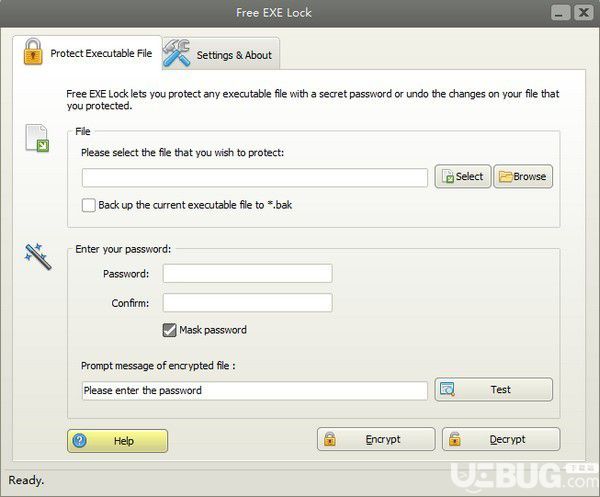 Free EXE Lock(程序加密软件)