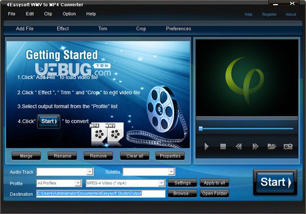 4Easysoft WMV to MP4 Converter v3.2.22免费版