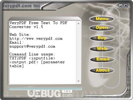 VeryPDF Text to PDF Converter v1.5免费版