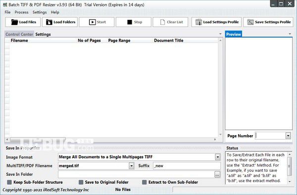 Batch TIFF PDF Resizer v3.93免费版