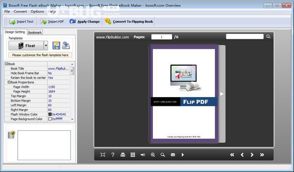 Boxoft Free Flash eBook Maker(电子书制作软件)