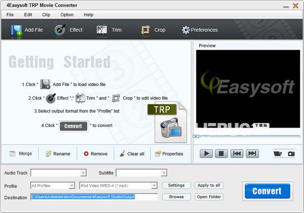 4Easysoft TRP Movie Converter v3.2.26免费版