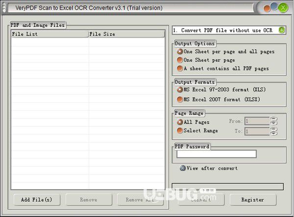 VeryPDF Scan to Excel OCR Converter v3.1免费版
