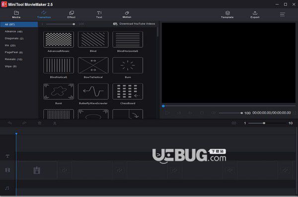MiniTool MovieMaker(视频编辑器)v2.5免费版【1】