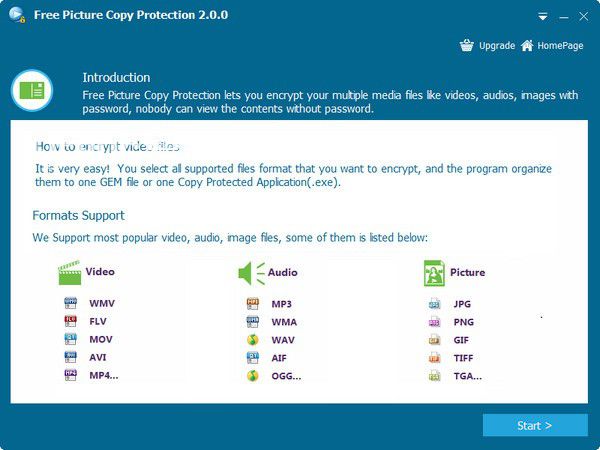 Free Picture Copy Protection v2.0.0免费版