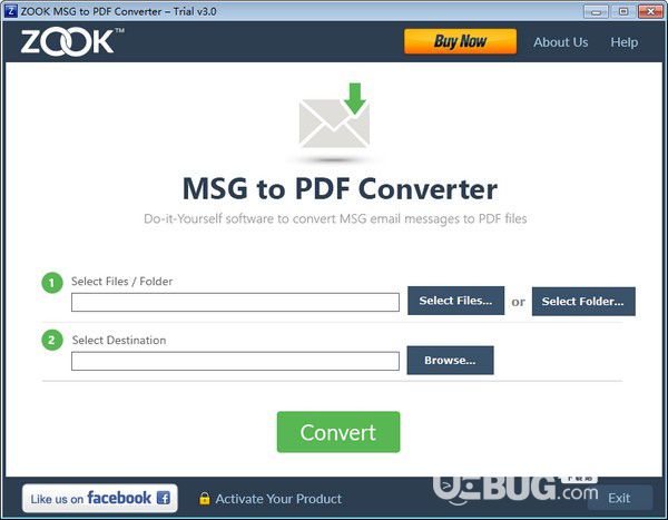 ZOOK MSG to PDF Converter v3.0免费版
