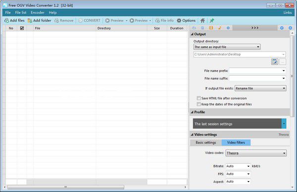 Free OGV Video Converter(OGV视频转换器)v1.2免费版