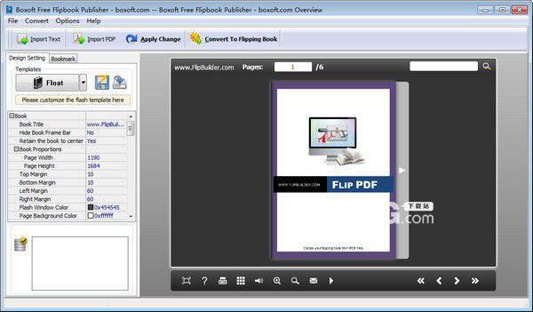 Boxoft Free Flipbook Publisher(图书制作工具)