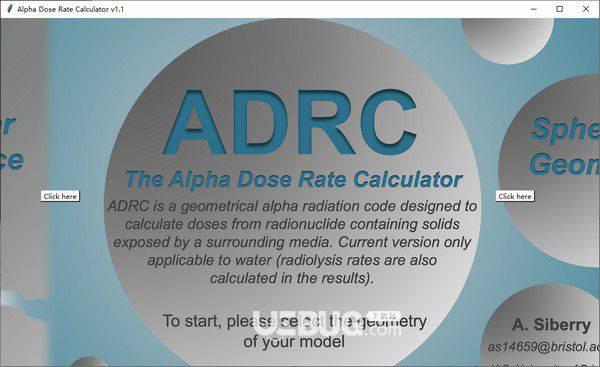 Alpha Dose Rate Calculator(阿尔法辐射计算)