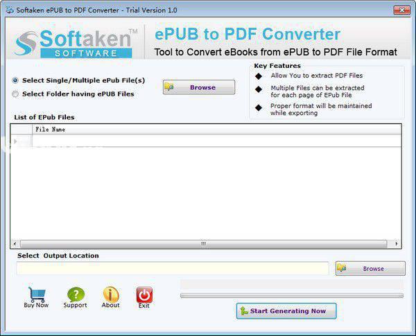 Softaken ePUB to PDF Converter(ePUB转PDF工具)