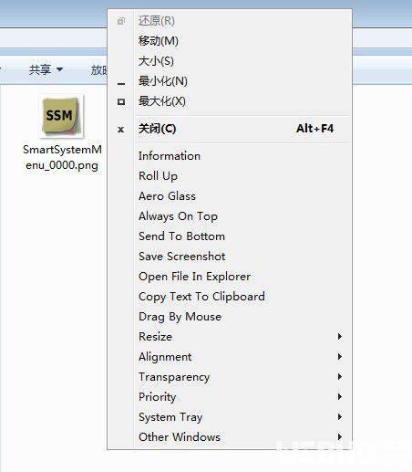 SmartSystemMenu(窗口置顶工具)