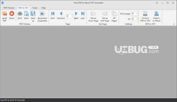 Free PDF to Word TXT Converter v8.8.0免费版