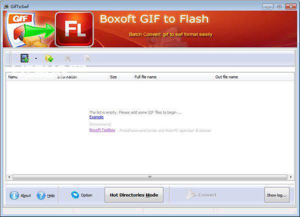 Boxoft GIF To Flash(视频格式转换器)