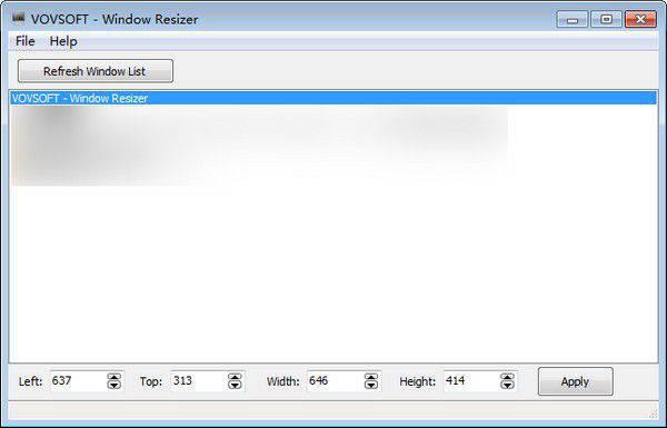 Window Resizer(调整窗口大小)v1.0免费版