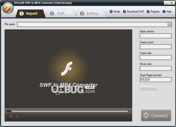 iPixSoft SWF to MP4 Converter(SWF转MP4软件)