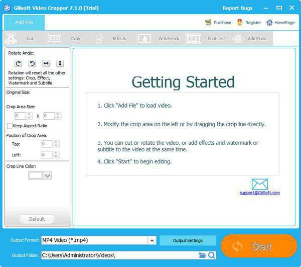 Gilisoft Video Cropper(视频裁剪软件)